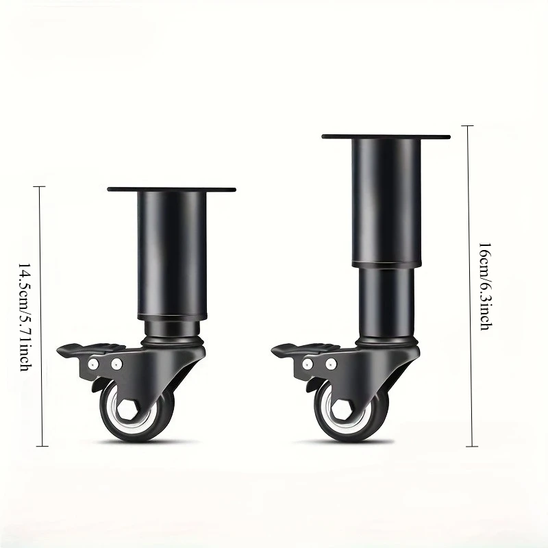 Adjustable Furniture Feet High Quality Universal Caster Wheel for Furniture Swivel Caster Silent Portability Caste