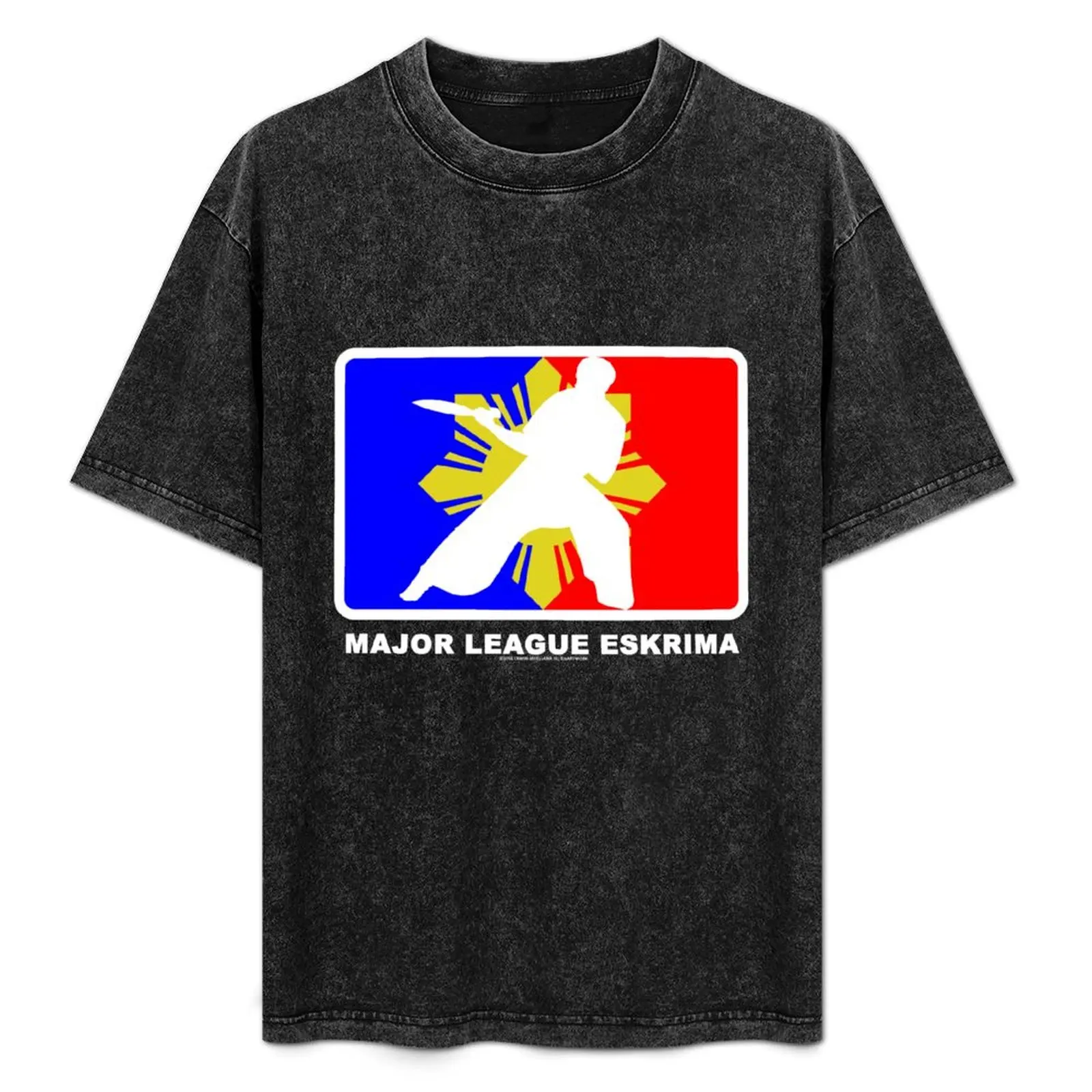 

Major League Eskrima I (white text) T-Shirt Holiday All Match T-Shirt