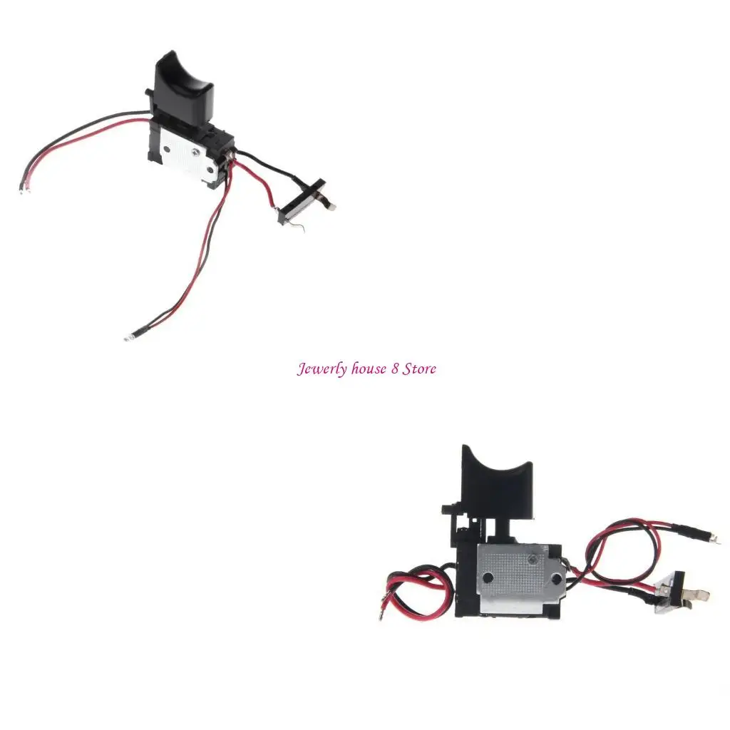 

Электрическая дрель пылезащитный кнопочный триггерный переключатель управления скоростью для постоянного тока 7,2-24 В