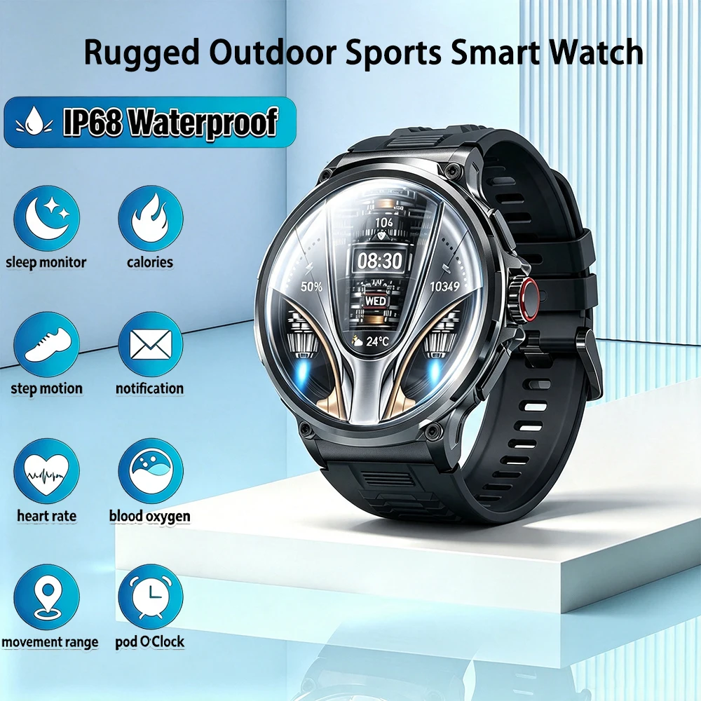 Outdoor Adventure World - Outdoor Adventure Rugged Smart Watch 1.85