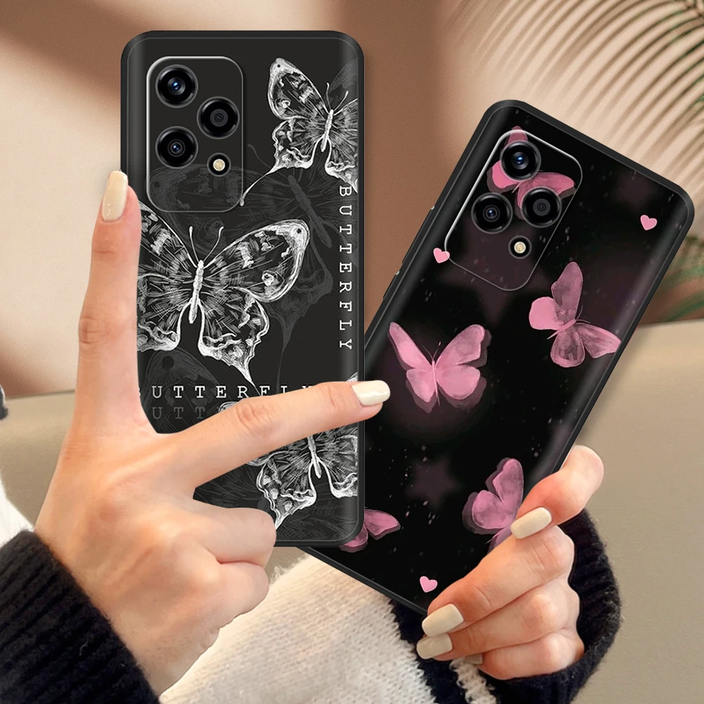 

For Honor 200 Lite Case Cute Panda Flower Painted Soft Silicone Phone Cover For Honor 200 Lite 5G Cases For Honor 200Lite Covers