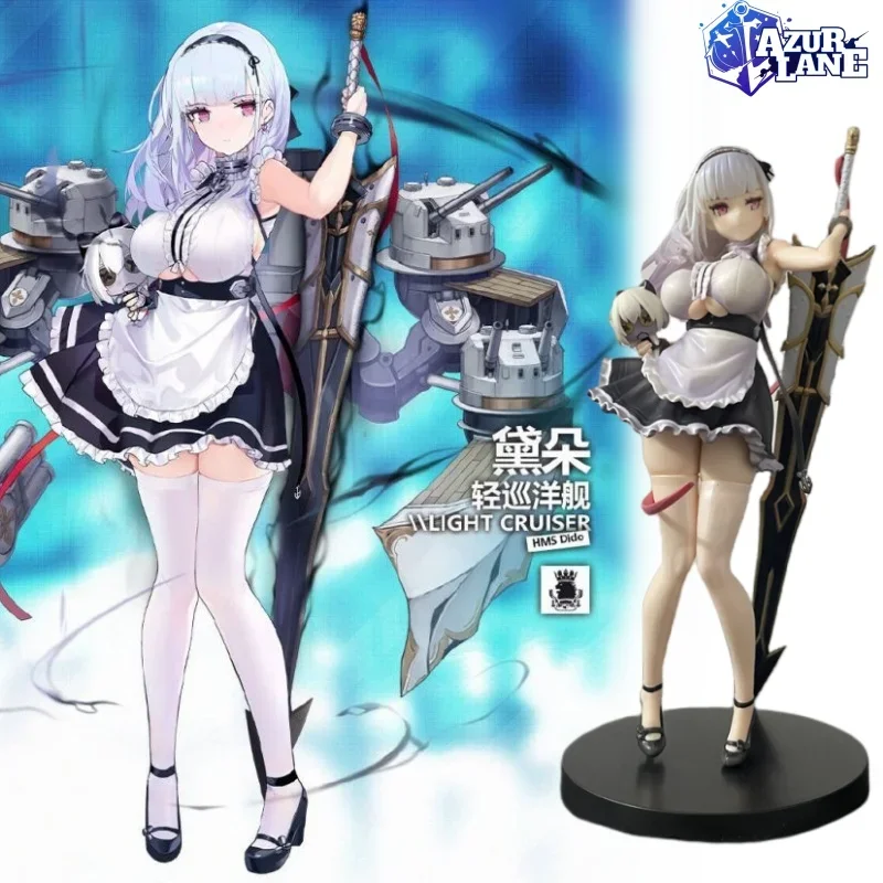 Azur Lane 23cm Light Cruiser Maid HMS Dido Action Figures Pvc Statue Model Dolls Game Peripheral Collectible Ornament Toys Gifts