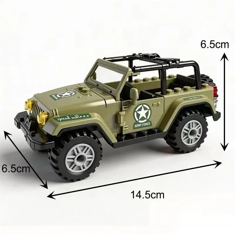 Serie Militar Transformers, Bloques de Construcción de Vehículos Blindados, Rompecabezas para Niños, Modelo de Vehículo 