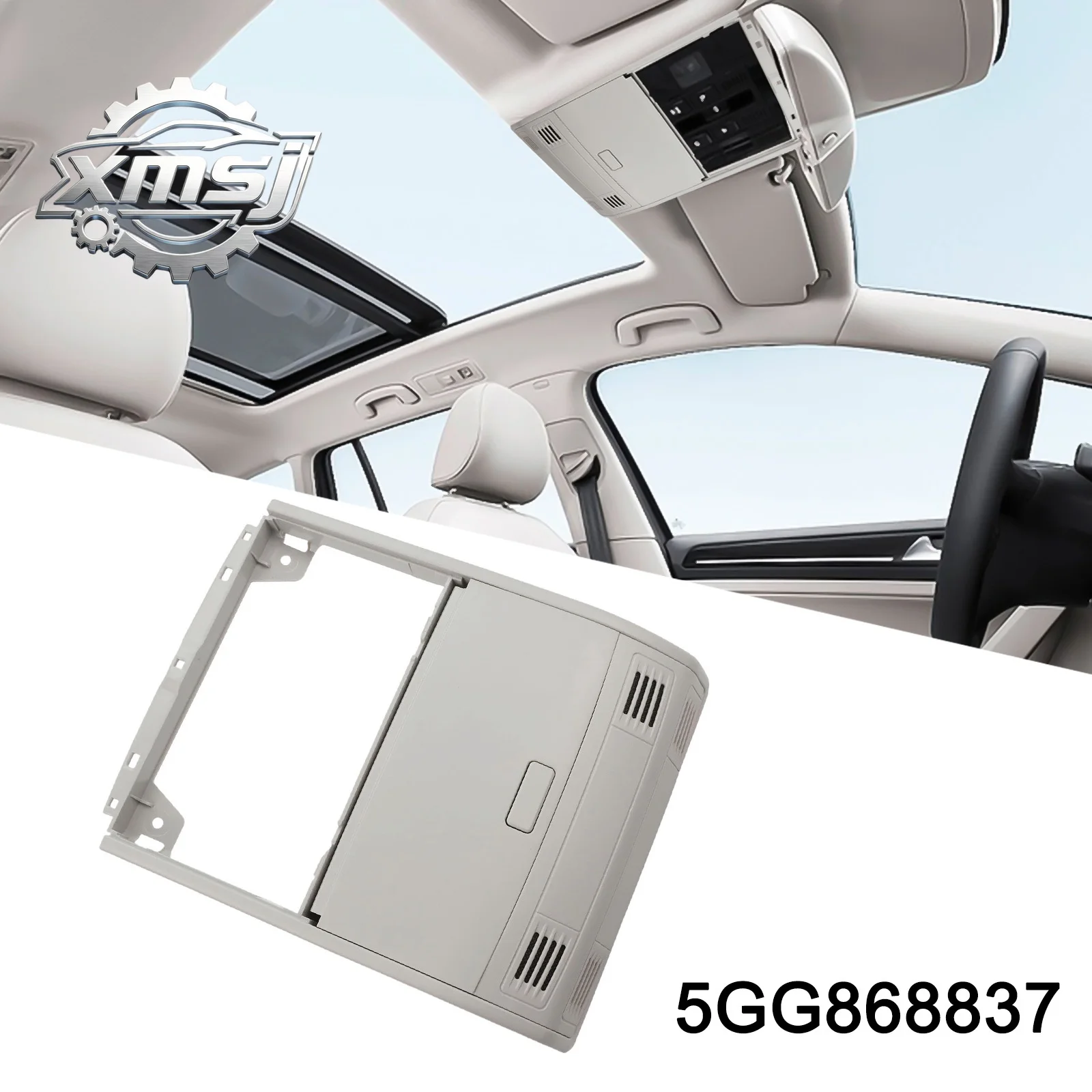 Caja Almacenamiento Gafas Sol Techo 5GG868837 Para Golf 7 MK7 2018-2022 Soporte Caja Almacenamiento Gafas D