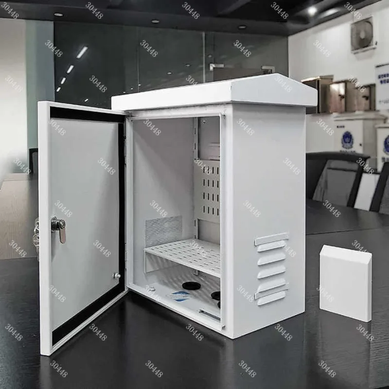 Equipment Box Room Outdoor Weak Current Network Public Security Sky Net Weather Detection Solar Energy Storage and Control