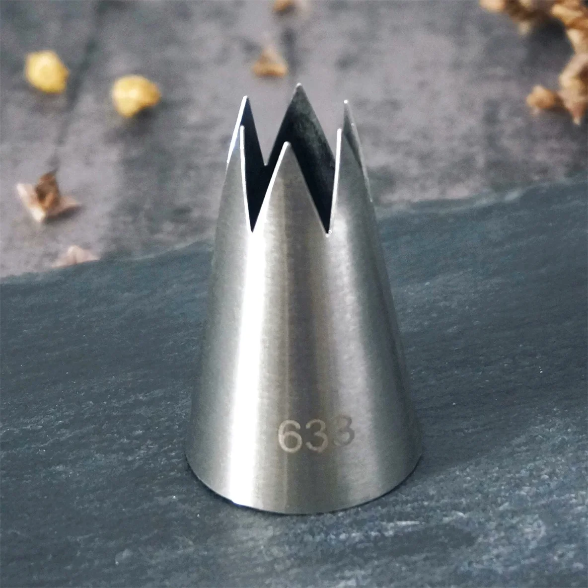 #631 #633 Open Star Piping Nozzle Cake Decorating Tools Stainless Steel Icing Nozzles Cream Pastry Nozzles Tips