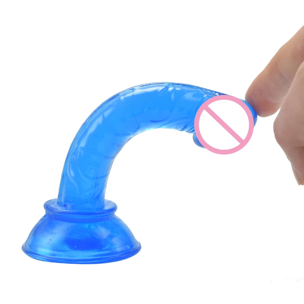 Realistic Dildo Masturbator Anal Toys For Women Crystal Dildo Suction Cup Penis Female Sex Toys G-Spot Erotic Toy for Adults 18