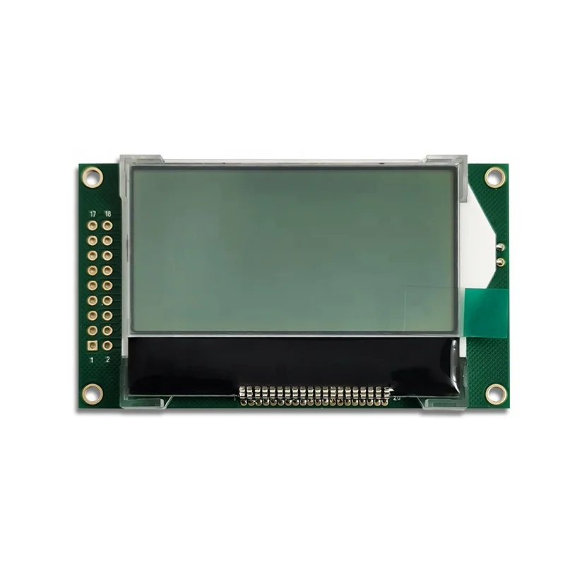Translucent 3v 128x64 graphic LCD module 12864 Cog LCD Fpc Fstn Mono LCD