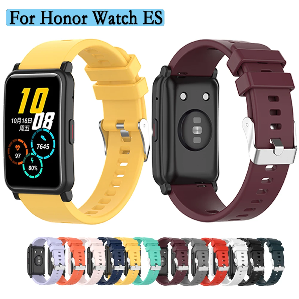 Nadaje się do Honor Watch ES pasek wysokiej jakości silikonowy oficjalny pasek do zegarka bransoletka akcesoria