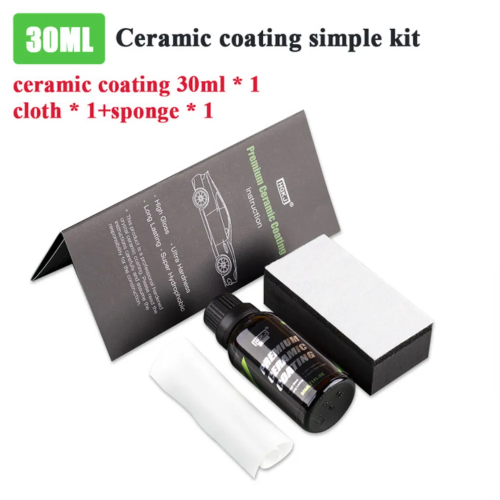 

Ceramic Car Coating Liquid Paint Care Polishing Paste Nano Products Hydrophobic Quick Coat Liquid Wax Car Care Tool Kit