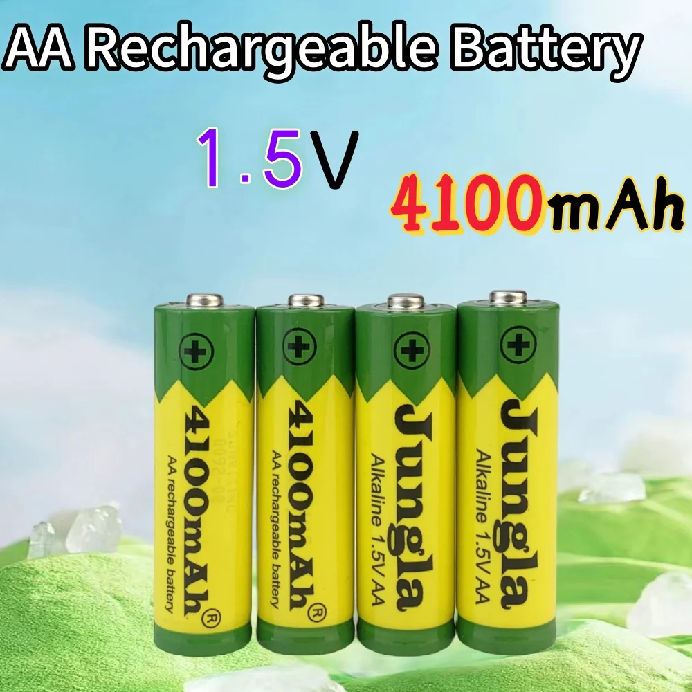 

1.5V 4100mAh AA Rechargeable Battery New Alkaline Rechargeable Batery For Led Light toy Mp3 Etc