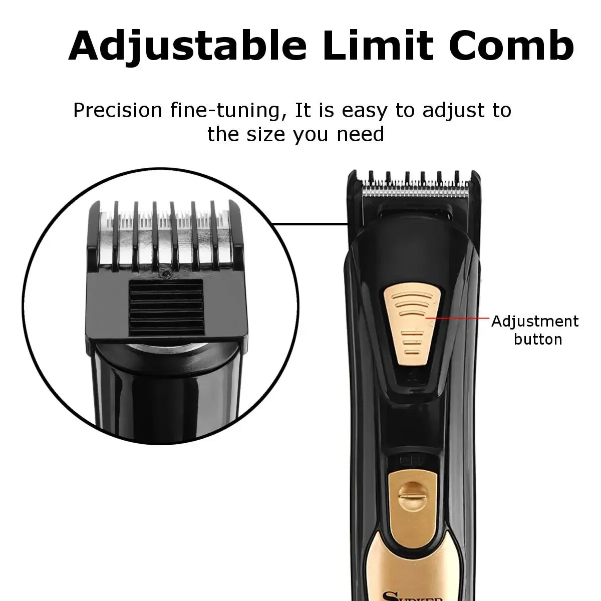 ตัดผมผู้ใหญ่เด็ก220V ชาร์จไฟได้ไฟฟ้าแบบมืออาชีพที่ตัดขนไฟฟ้าตัดผมที่ตัดขนเซรามิก barbe
