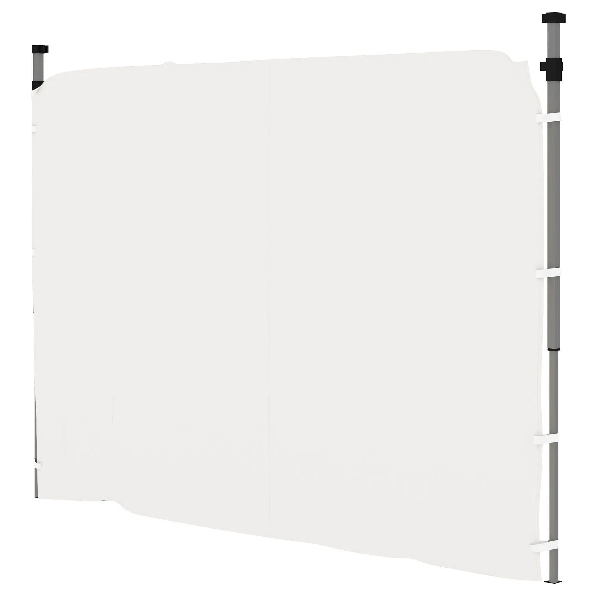 

For Instant Canopy Sidewall with 4 Storage Bag for 10 x 10 ft Straight Leg Pop Up Canopies, 1 Pack Sidewall Only, White