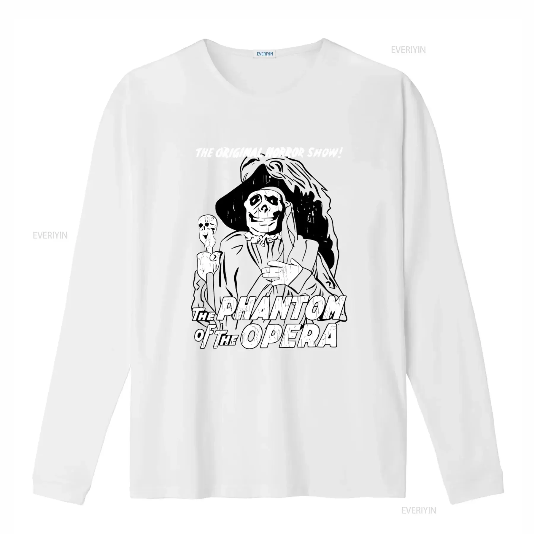 Women's The Phantom Of Opera Print T Shirt Gothic Horror Fashion vintage Washed designer clothes graphic Comfortable Unisex