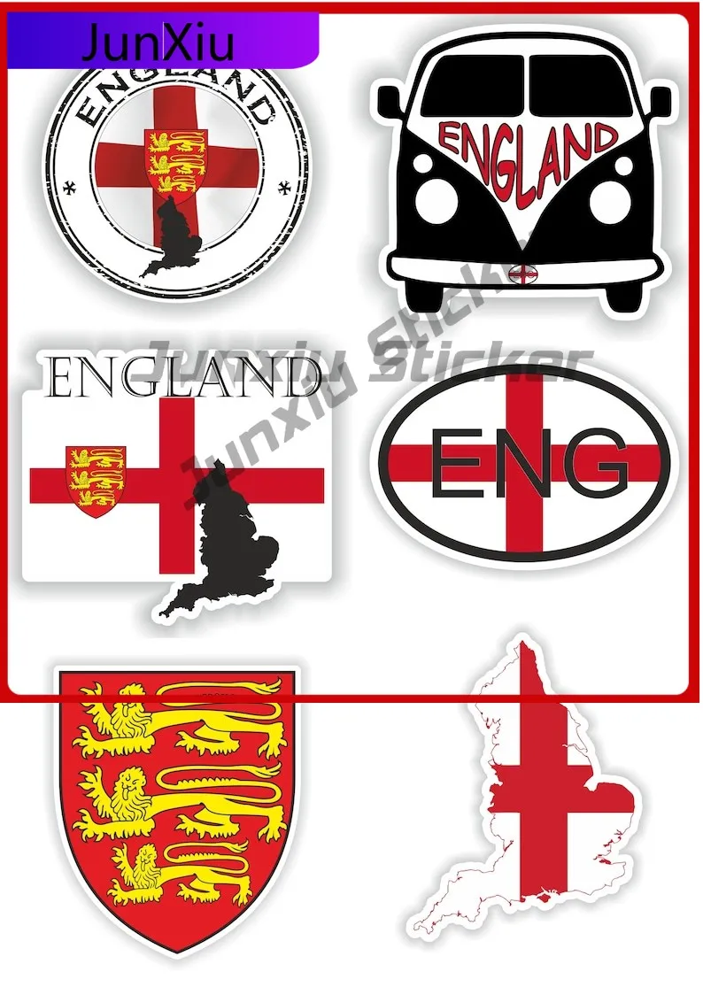 

England Flag Vinyl Stickers Custom Decals Personalized Stickers X 500 Motorcycle Stickers Custom Vehicle Decals Laptop Funny Car
