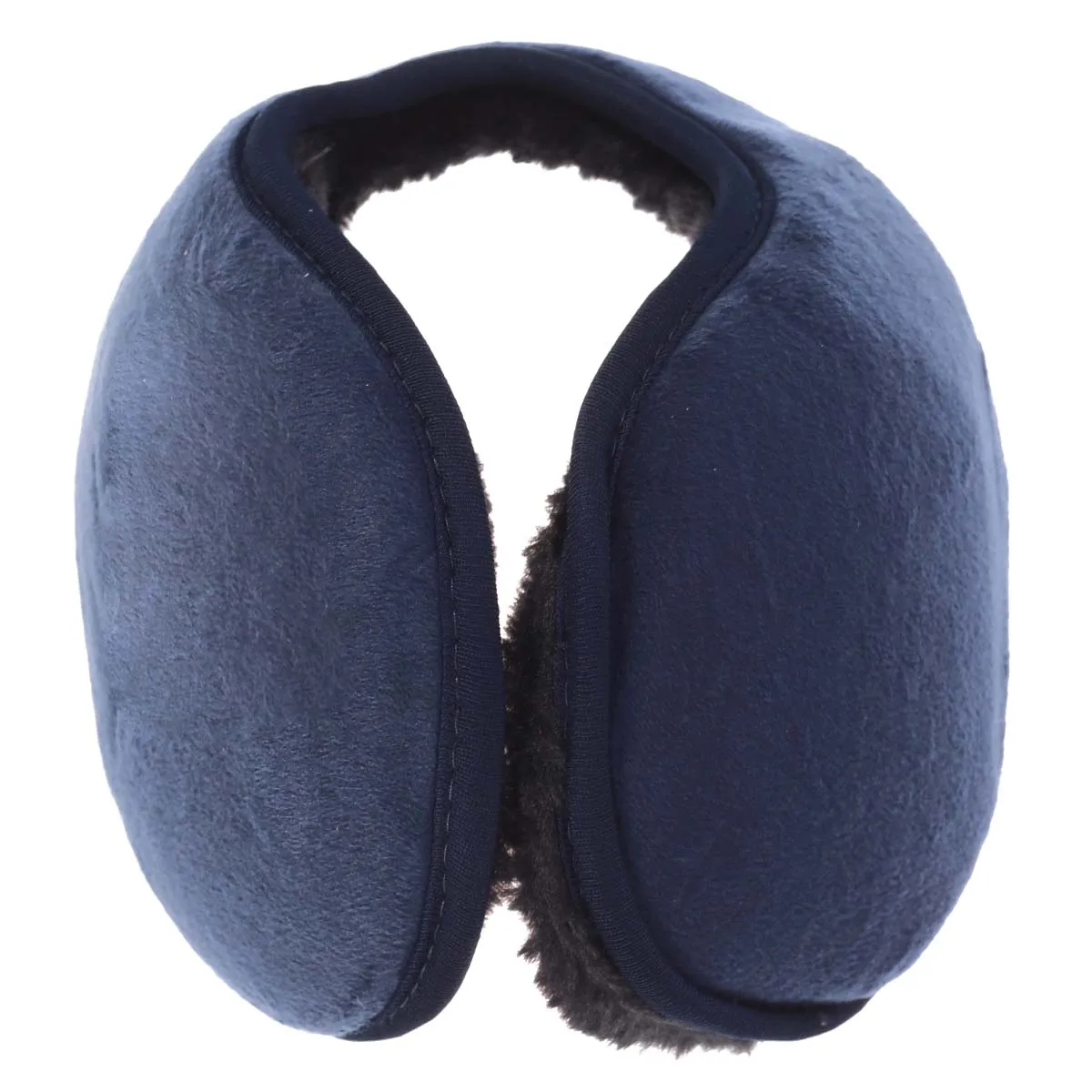 

Ultra-Soft Faux Earmuffs Men Warm Winter Lightweight Portable Dark Blue Comfortable For Outdoor Sports Under Helmets