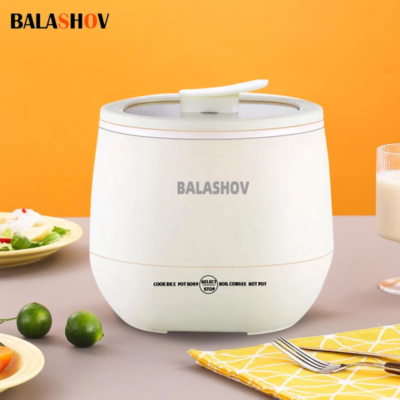 주방용 전기 미니 밥솥, 다기능 논스틱 냄비, 휴대용 멀티쿠커 가전 제품, 1.8L, 110V, 220V Best5 주방용 전기 미니 밥솥, 다기능 논스틱 냄비, 휴대용 멀티쿠커 가전 제품, 1.8L, 110V, 220V Best5