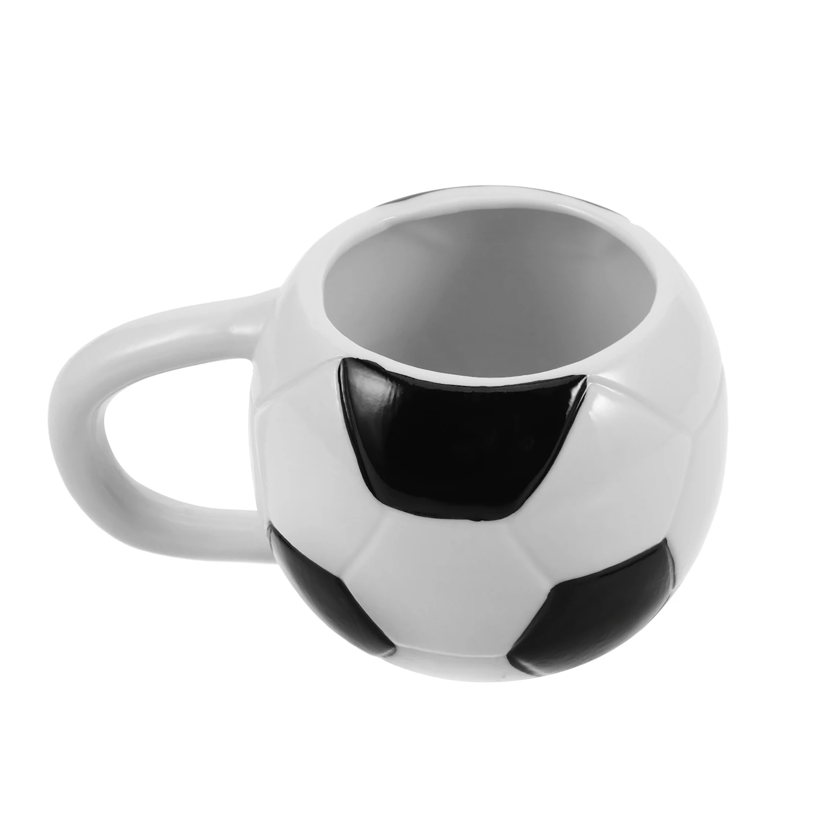 

Ceramic Coffee Mug Big Capacity Soccer Theme Party Home Use Durable Easy Clean Small Ceramic Coffee Cup Sports Themed Cup