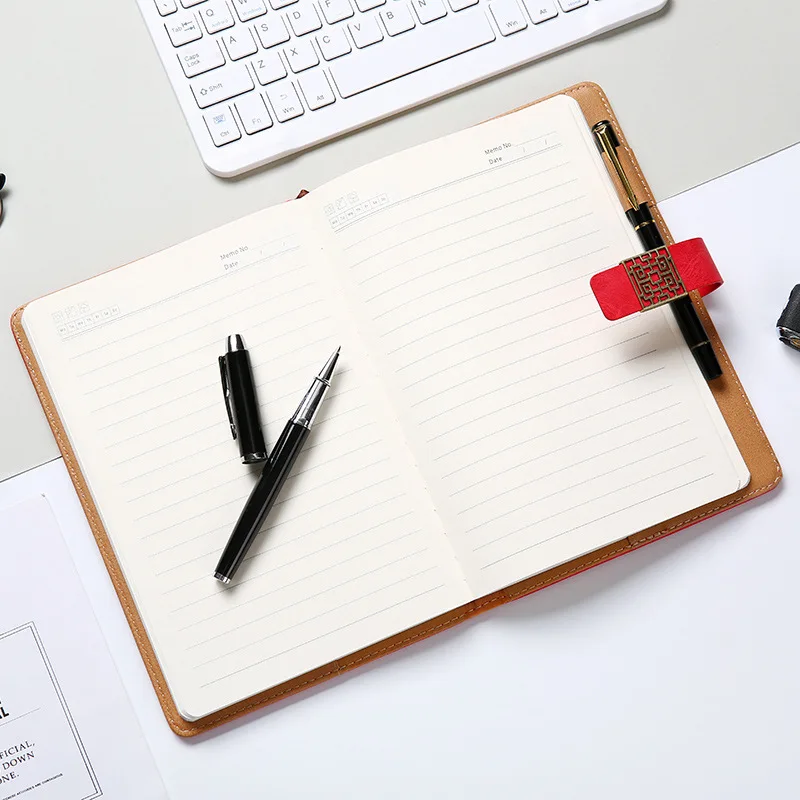 Business Gift Set Enterprise Gifts Customers Creative Gift Notebook Gift Box Binder  Travelers Notebook