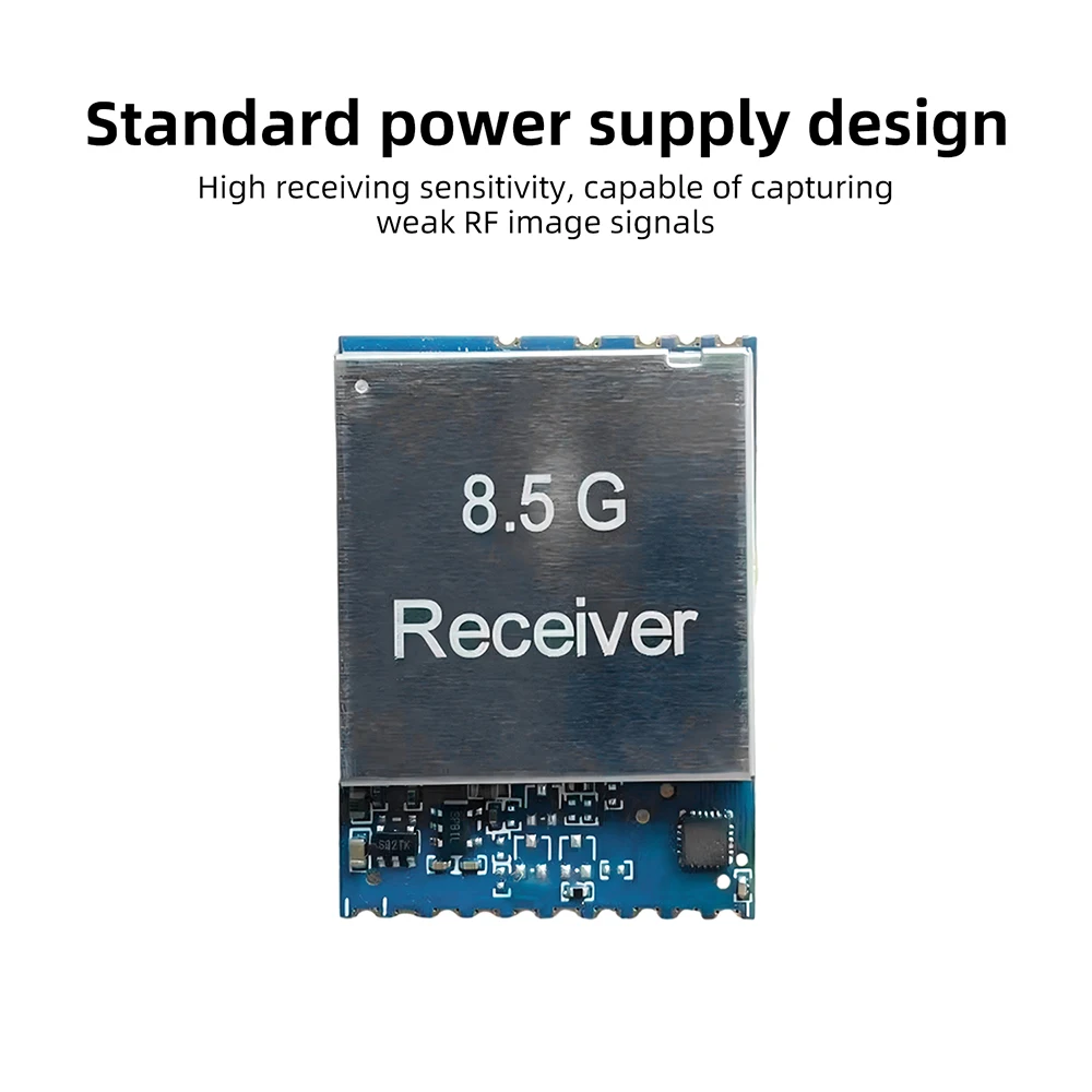 RX8500PRO SPI Drahtloses FPV-Empfängermodul 8.5G Hochempfindliche Analoge Videoübertragung 6110-8490MHz für Drohnenrennen – Detail 18