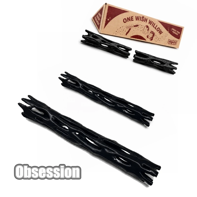 3D Printed One Wish Willow Figurine Horror Movie Black Wishing Stick Prayer Wand 3D Printing Obsession Model Ornament Props