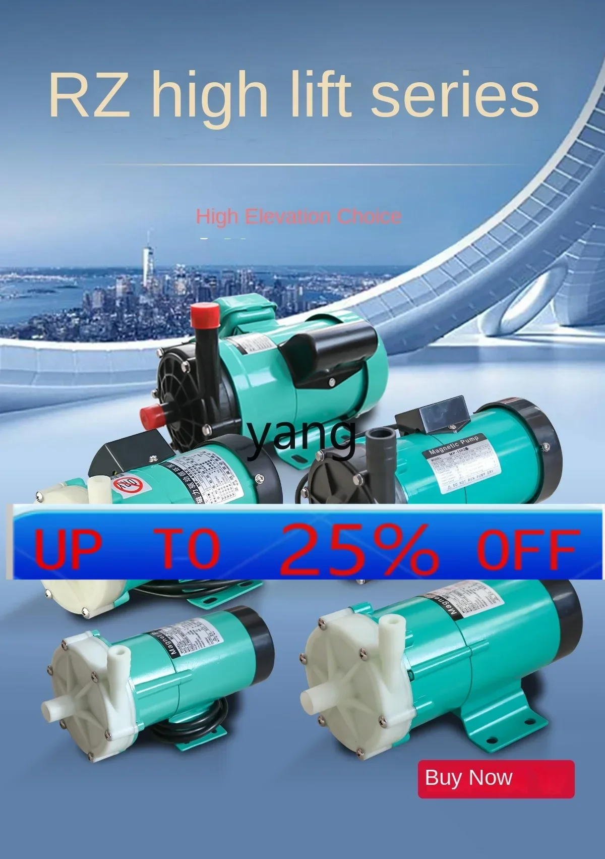 

LH Magnetic Drive Silent Circulation Pump Stainless Steel Fluorine Plastic Fluorine Lined Chemical Pump