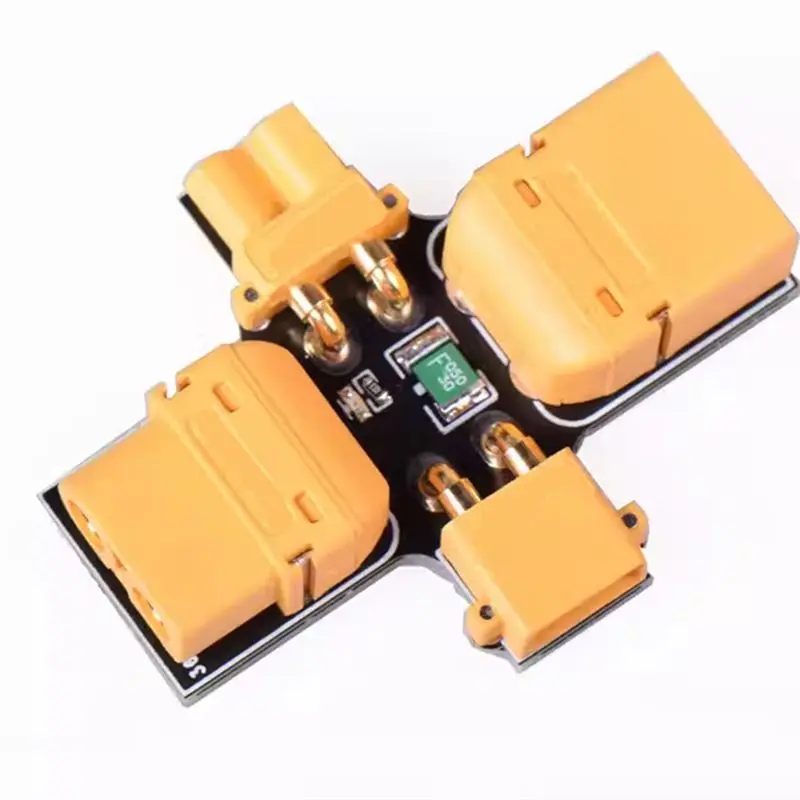 DT19 XT30 Fuse Short-Circuit Protection Plug, Resettable Smoke Stopper for RC Models Airplane FPV Racing Drone, 1-6S