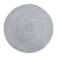 Simple Round Cotton Carpet Large Rug Decor Japanese style Grey Color Hand Woven Tatami Bedroom Carpet Floor Mat Rug Living Room