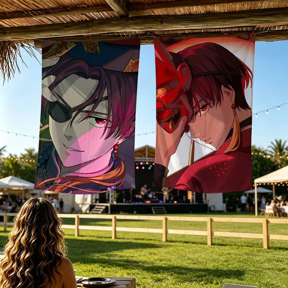 Hayato suo WIND BREAKER Anime Manga Flag Digital Printing Banner for Garage Wall Out Door Decoration