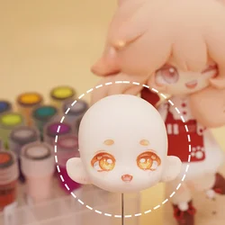 Ultra Light Stone Plastic Q Version Face Silicone Mold DIY Pottery Polymer Clay Animation Cartoon Character Face Making Mold