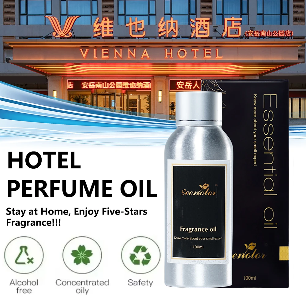 100ML Vienna Hotel Collection Diffuser Oil Good Smell Fragrance Oil For Home Hotel Office Gym KTV Shopping Mall Essential Oils