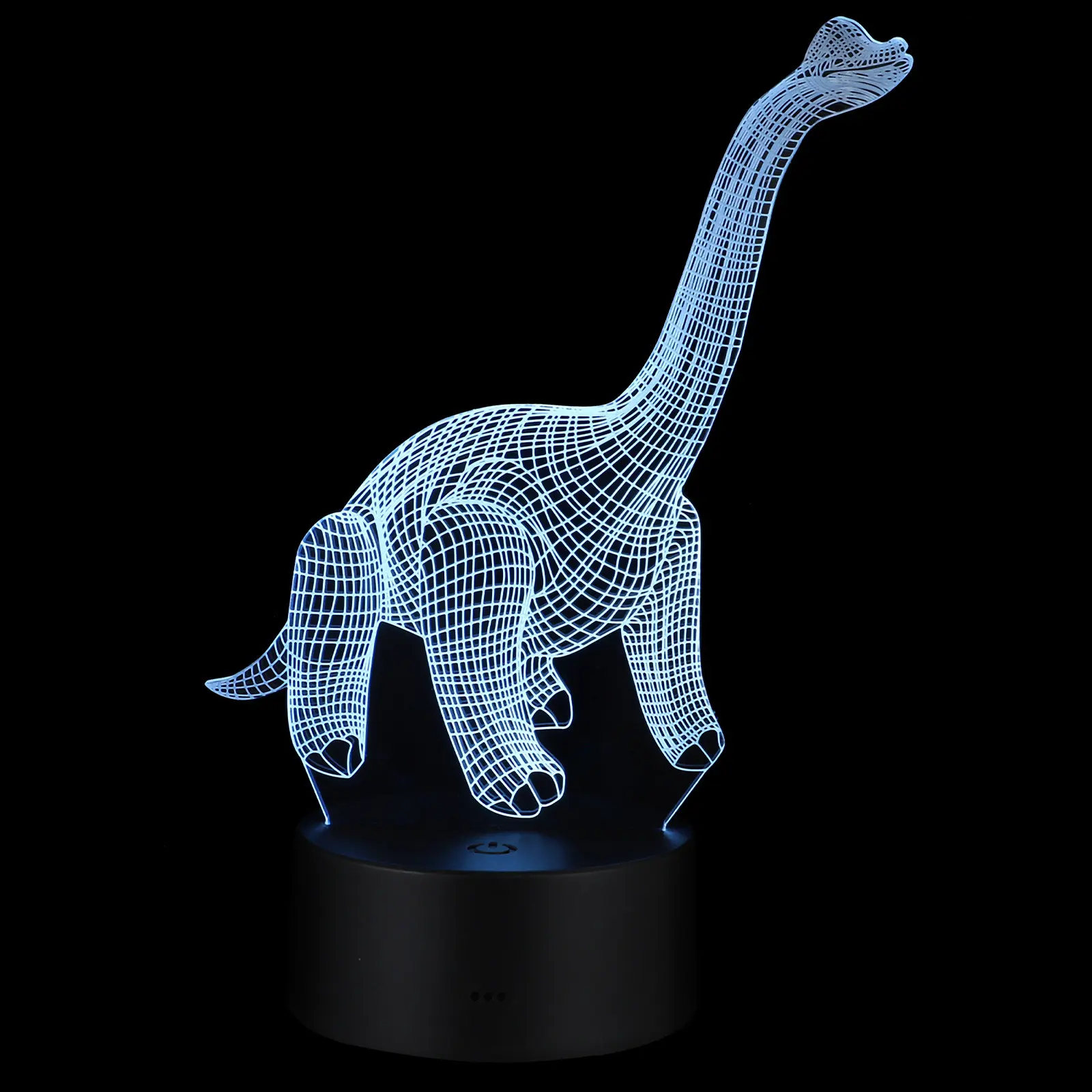 3d恐竜のナイトライト、寝室、子供部屋、保育室に最適なledタッチランプ-–-暖色系の光を放つ、装飾的なデスクランプ