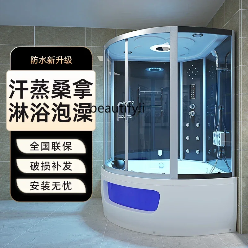 

53cqyMultifunctional steam sauna high-end luxury full bathroom bath room