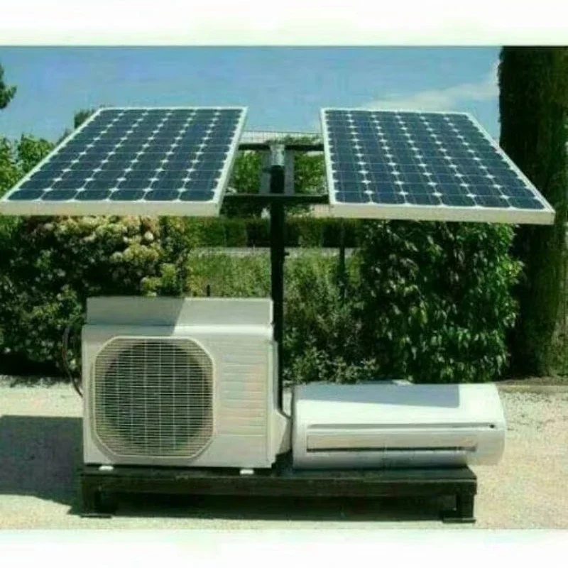 Hybrid cooling heating solar air conditioning split unit air conditioning system