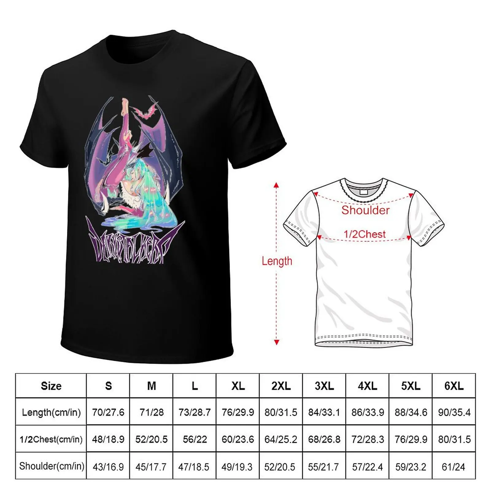 morrigan aensland darkstalkers T-Shirt Fitness Training Breathable Tee