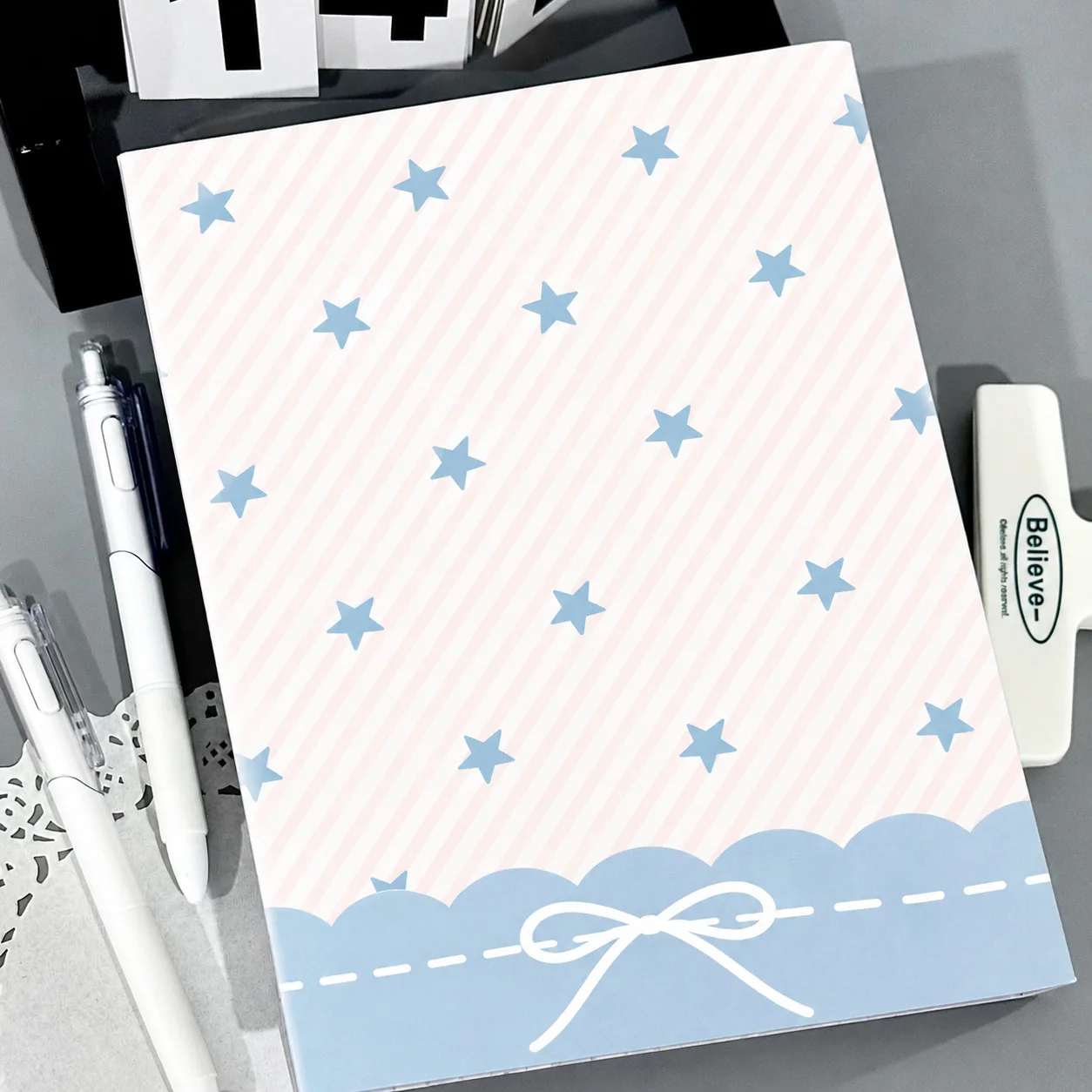 IFFVGX Polka Dot A5 Binder Photocard Holder Kpop Idol Photo Album Kawaii Photocards Collect Book Album for Photographs 포토카드 포장용품