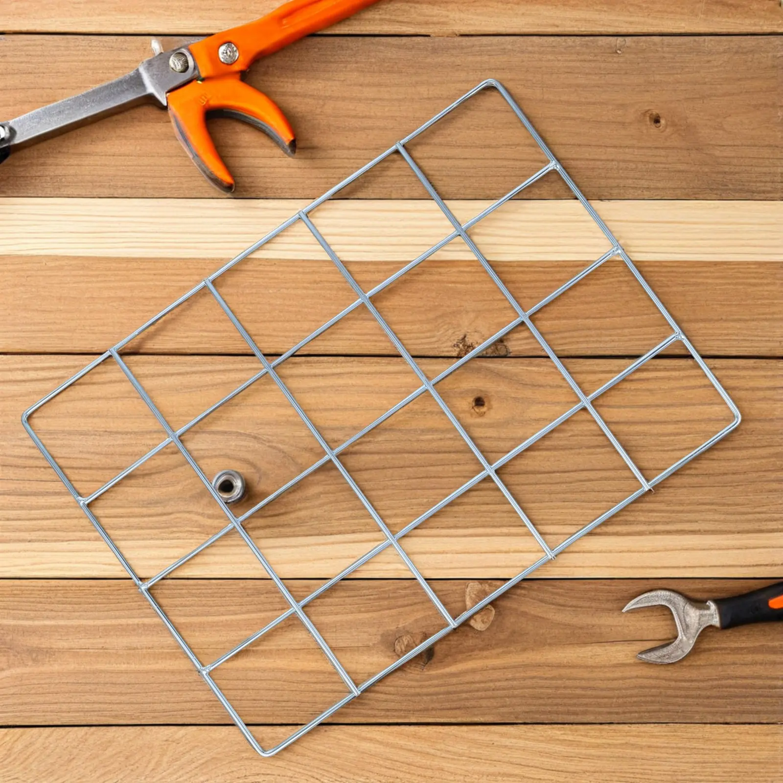 Motorcycle Rear Rack 40x30cm Metal Delivery Food Box Holder Grid Cargo Bracket for Food Delivery Metal Rear Grille