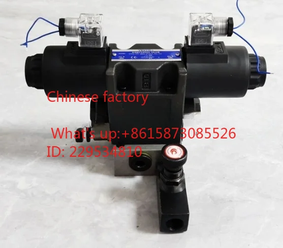 1 Cutting table electric control lifting modification hydraulic valve distributor with pressure maintaining slow lowering handle