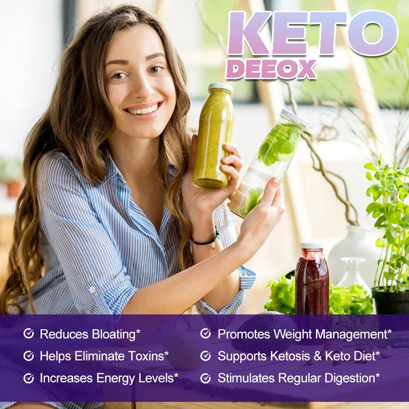 Keto Capsules - Promote Weight Management, Improve Metabolism, Support Body Cleansing and Detoxification