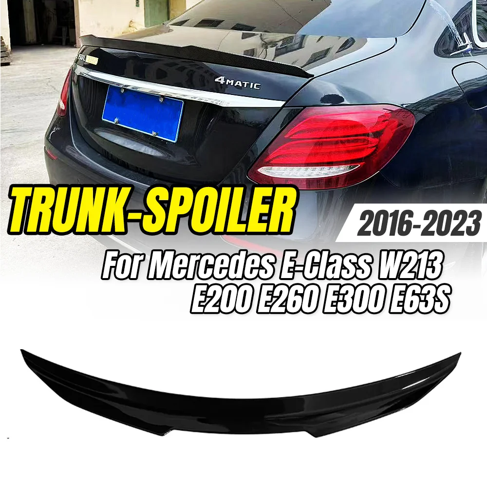 

For Mercedes E-Class W213 E200 E260 E300 E63S 2016-2023 Carbon Fibers PSM Stely Rear Window Roof Spoiler,Car Styling Upgrade.