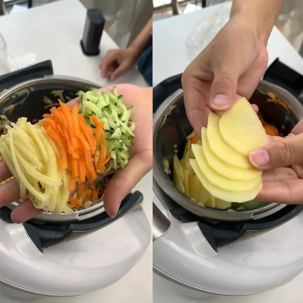 Vegetable Manual Cutter Grater Slicer Attachment for Thermomix TM5 TM6 Cook Processor Food Prep Accessory Potato Cutter