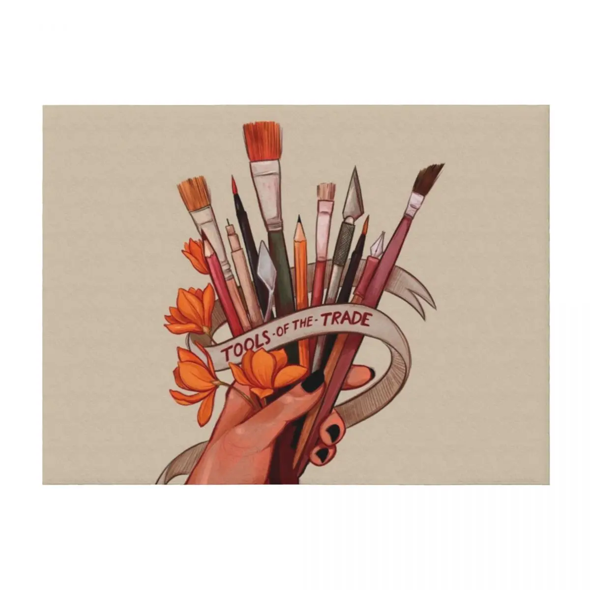 

Tools of the Trade 2.0 Throw Blanket sofa bed Blankets For Bed Warm Soft Big Blankets