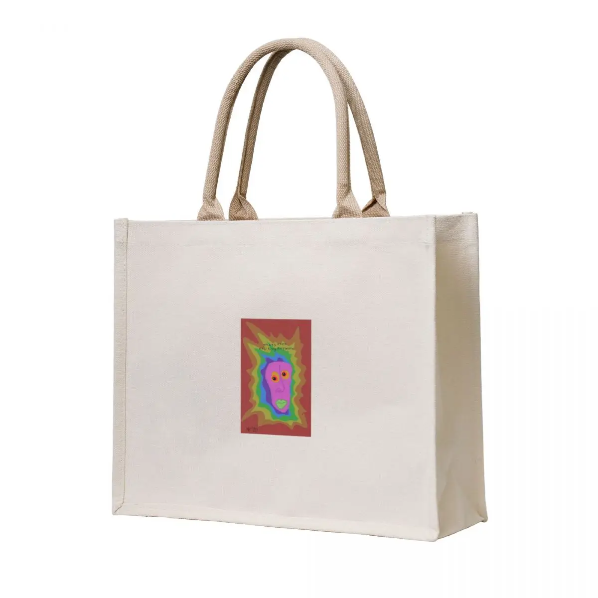 

Trippy Man Whats Even Exciting Anymore Tote Bag canvas shopping bag the tote bag sacs de shopping canvas bags