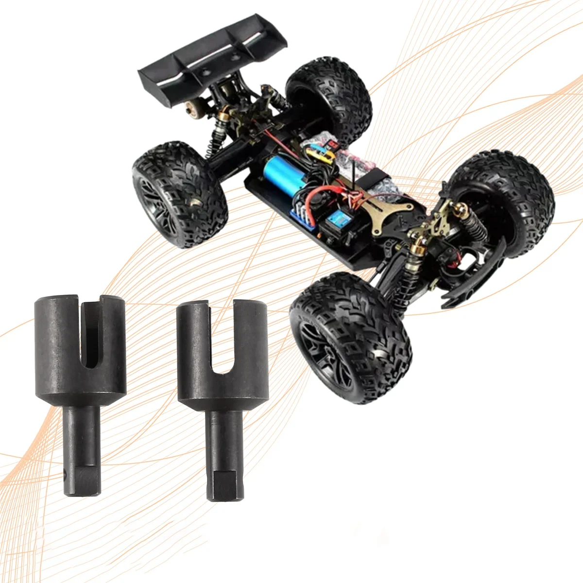 2 個差動カップ EA1071 JLB レーシングチーター 1/10 ブラシレス RC カーパーツアクセサリー