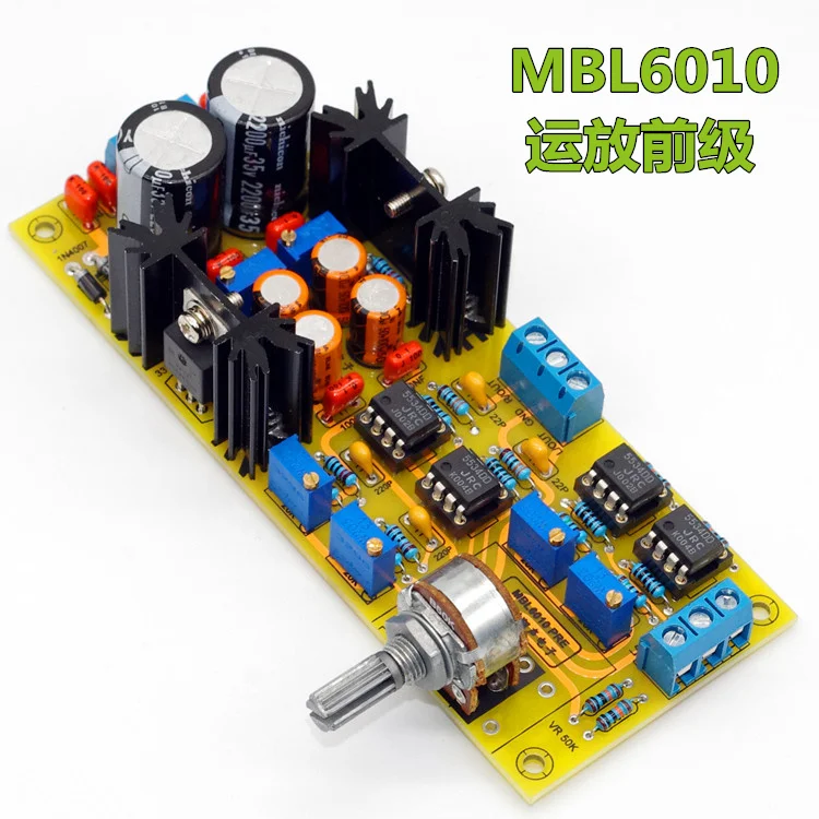 MBL6010 Power Amplifier Pre-finished Board DIY Op Amp Pre-stage PCB 5534 Enthusiast Pre-stage Kit