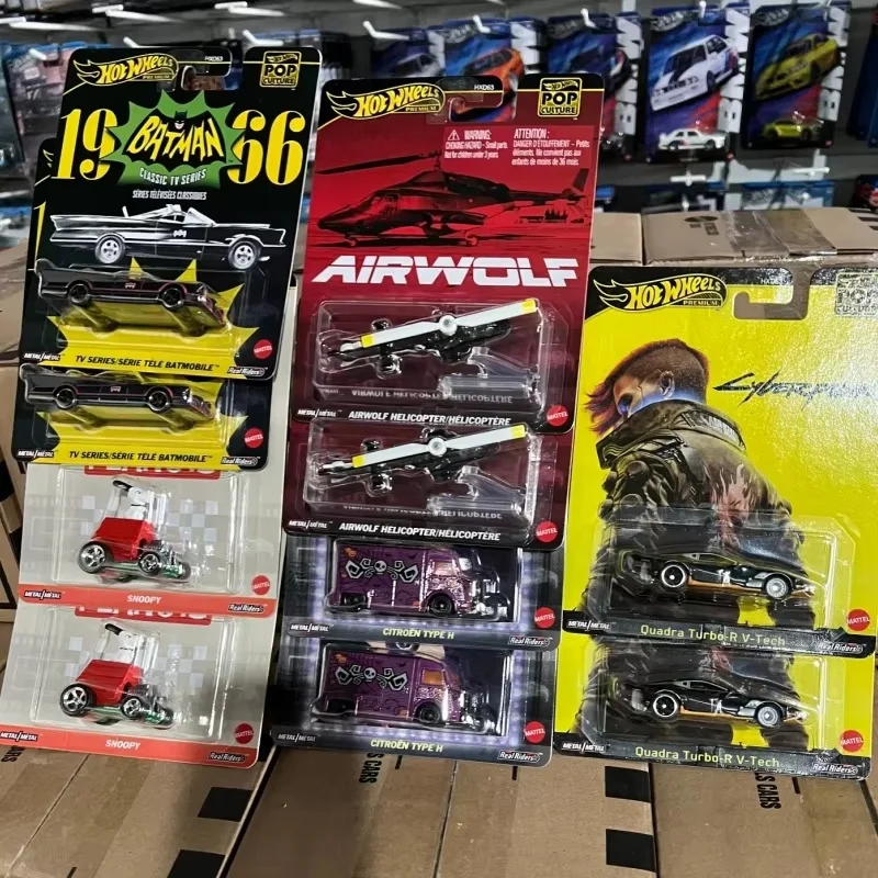 Hot Wheels Hxd63 colección de cultura Pop auténtica serie Stranger Things Godzilla Regreso al futuro Forza Matrix juguetes coches regalos