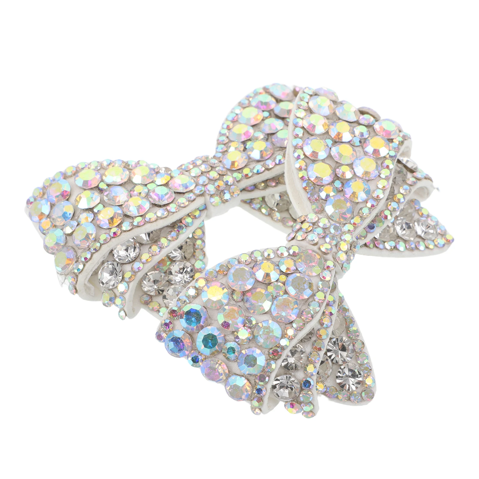 

2 Pcs Rhinestone Butterfly Shoe Flower Bowtie Shoes Decoration Bowknot Decorations Decorate