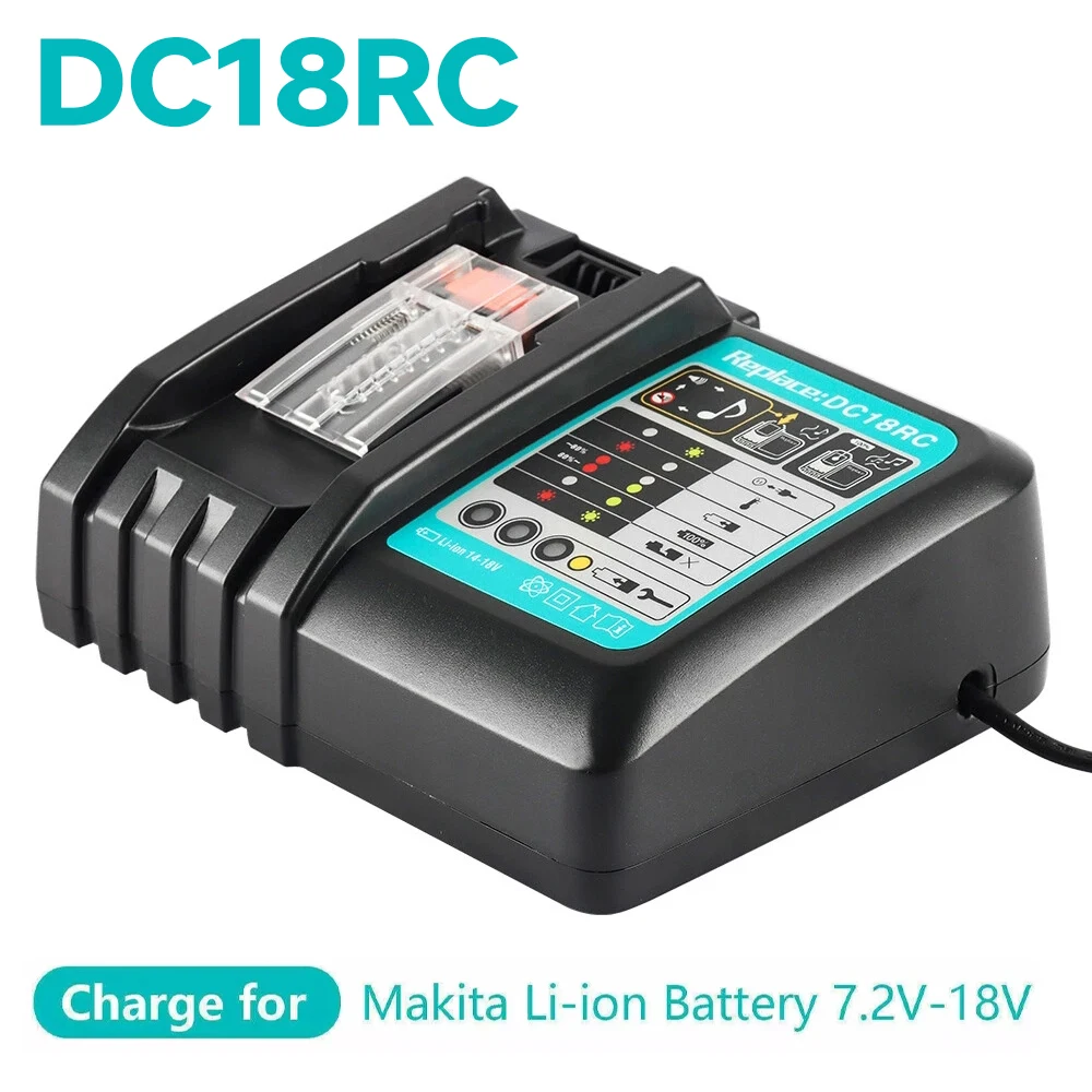 

3A Battery Charger For Makita 14.4V 18V Li-ion battery BL1415 BL1430 BL1815 BL1830 BL1840 BL1850 BL1860 DC18RC DC18RA