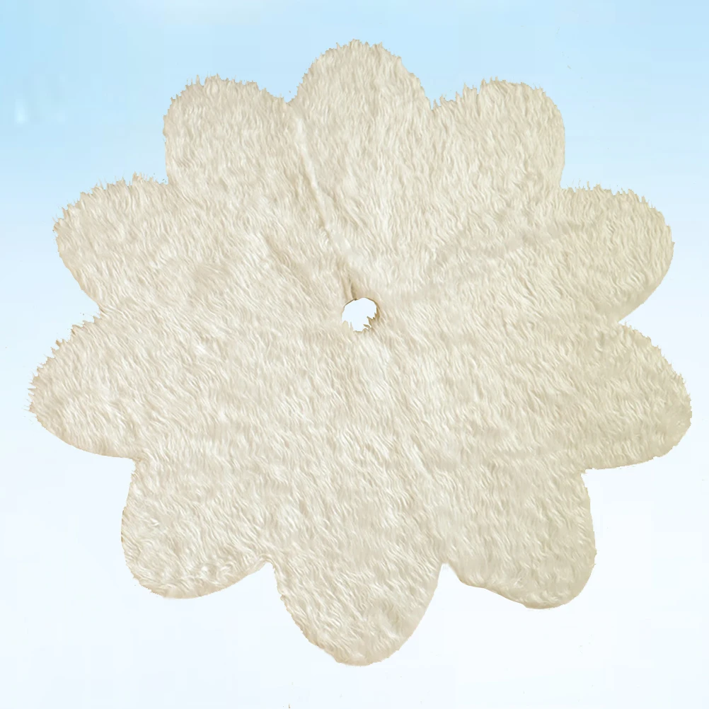 

78 CM Home Decor Xmas Tree Skirt Decoration Christmas Apron Household Mat White