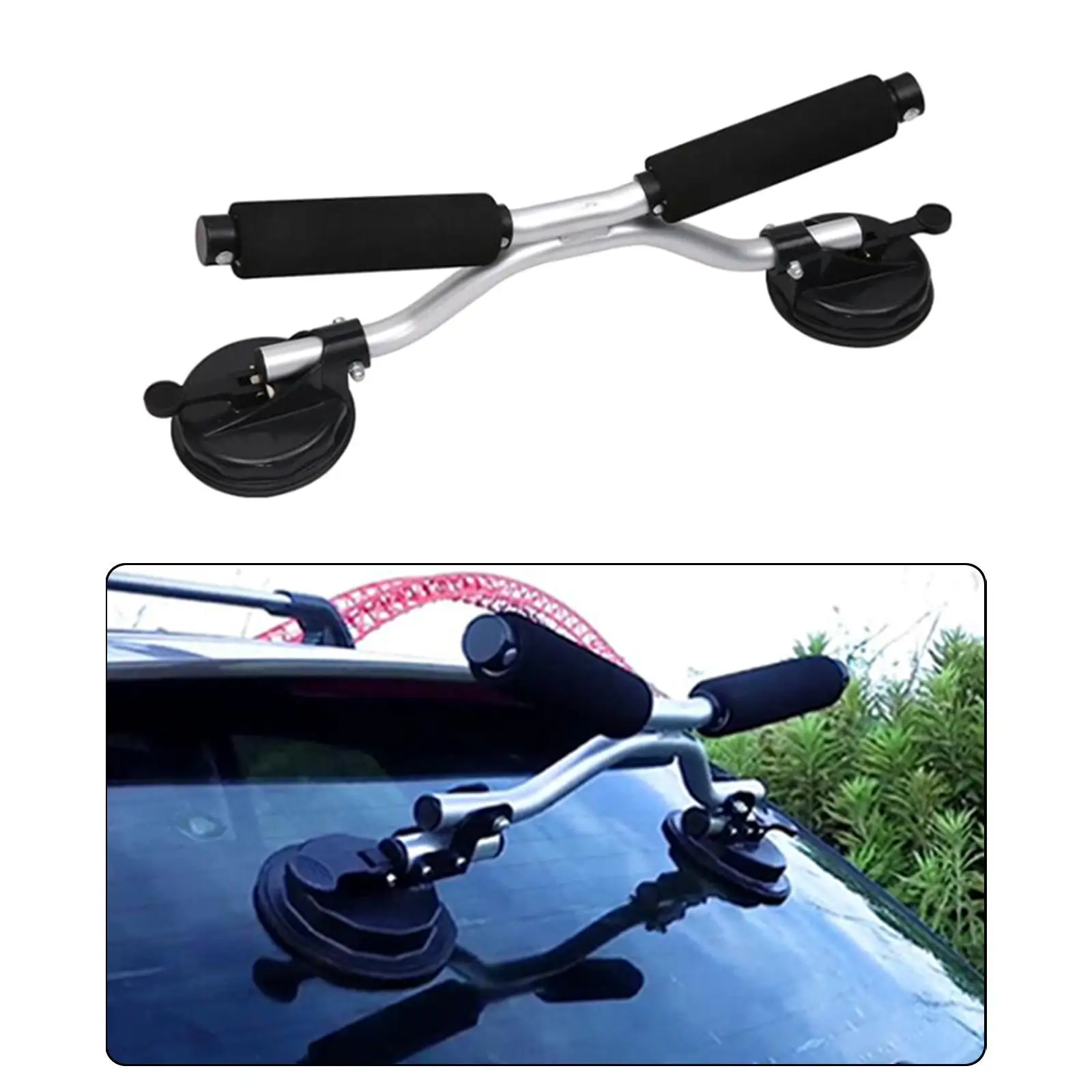 Kayak Boat Roller Kayak Load Assist Portable Metal Practical Canoes Roller Roof Roller Loader Mount for Mounting Canoe